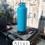 After tank maintenance